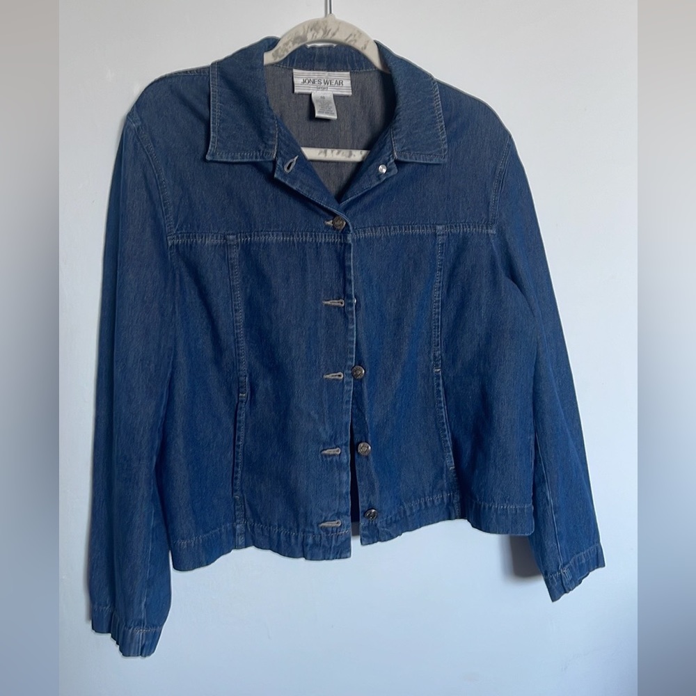 Jones Wear Sport Blue Denim Jacket 16